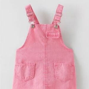 Zara Pink Kids Overall Dress